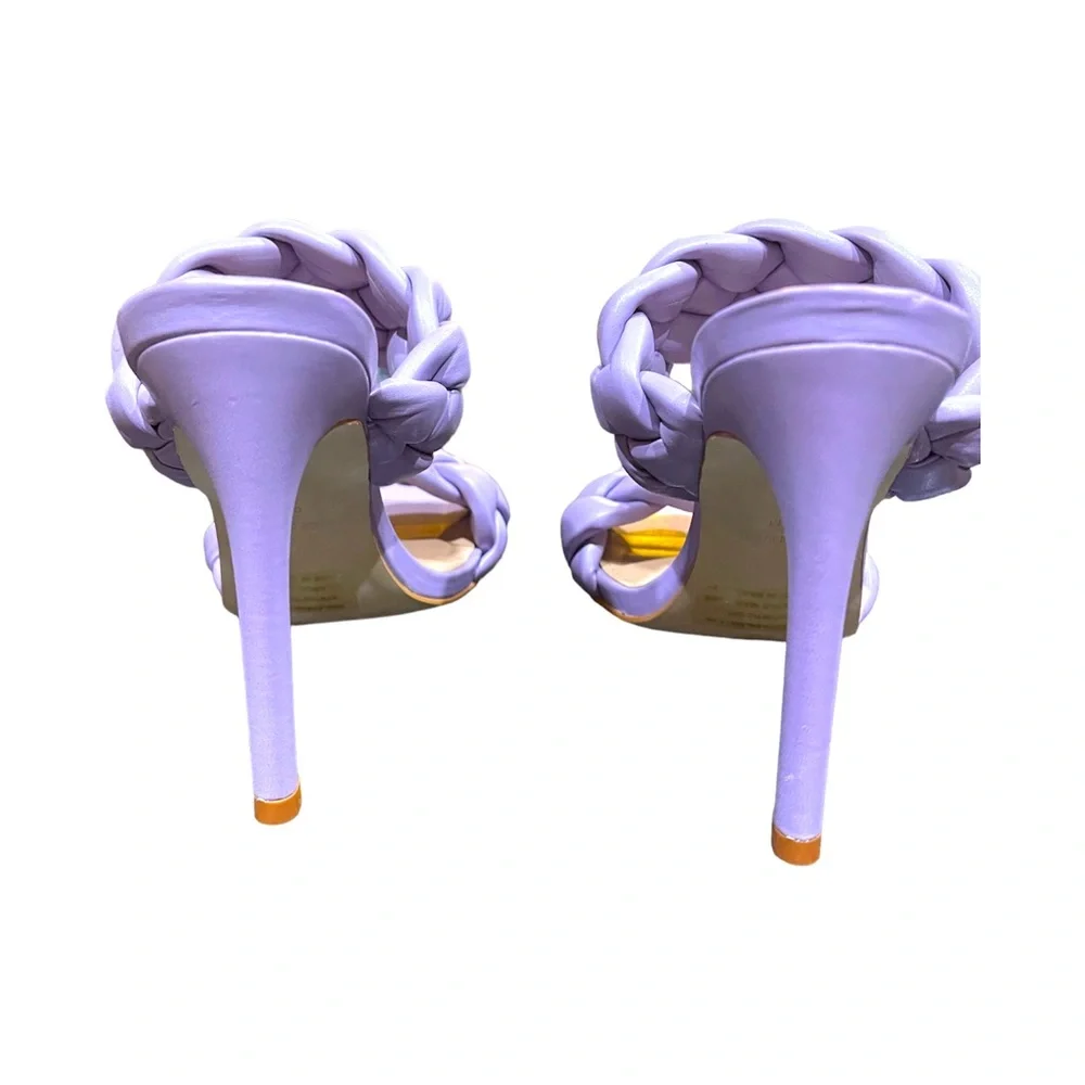 NWOT Steve Madden Purple Braided Sandals - Picture 3 of 4